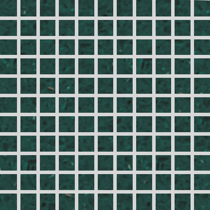 Stardust Quartz Mosaic Tiles: Dark Green
